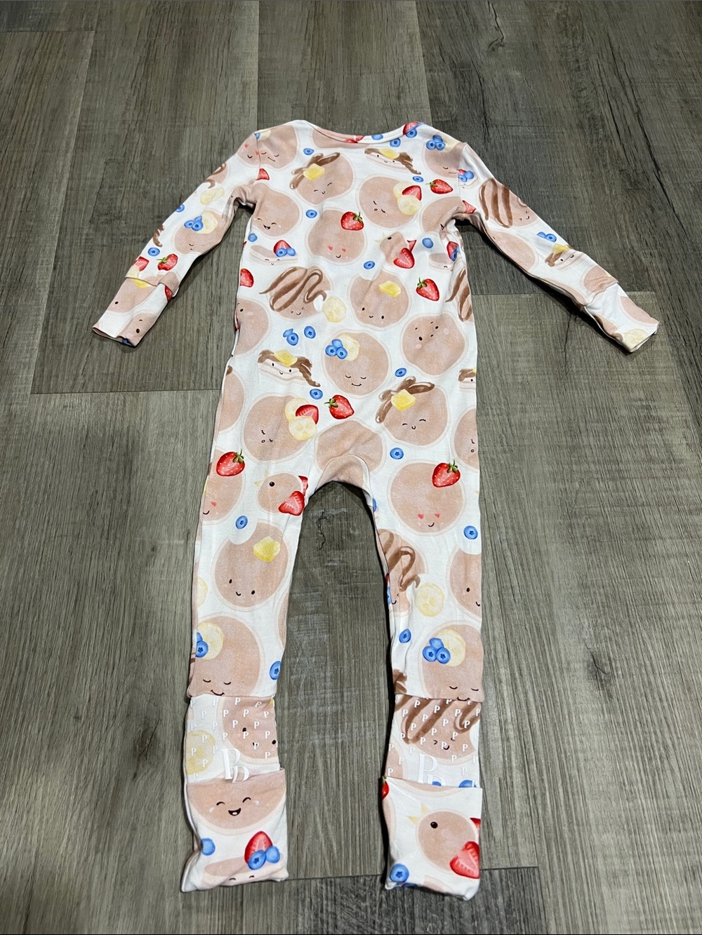 Posh Peanut Pancakes convertible one piece size 9-12M - Picture 4 of 7